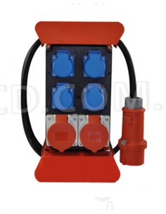 QUADRO ELETRICO MOVEL 5X16A...