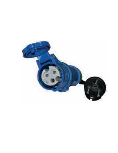 FICHA ADAPTADOR SCHUKO CEE 3X16 A . 230V