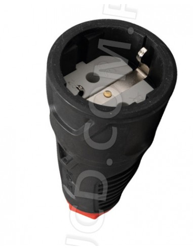 FICHA BORRACHA FEMEA 230 V COM TAMPA