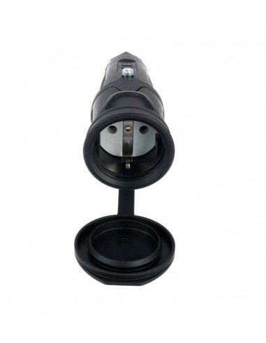 FICHA BORRACHA FEMEA 230 V COM TAMPA
