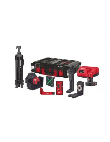 MEDIDOR LASER MILWAUKEE M123PL-401C