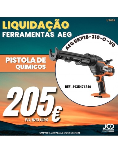 PISTOLA DE QUIMICOS AEG 18V