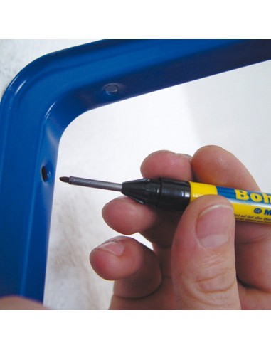 MARCADOR PRETO PONTA FINA 25MM