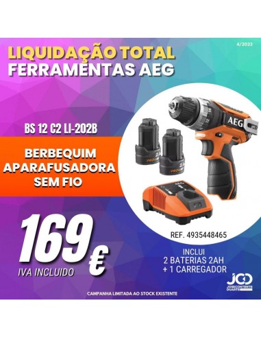 KIT APARAFUSADORA DE PERCUSSÃO AEG...