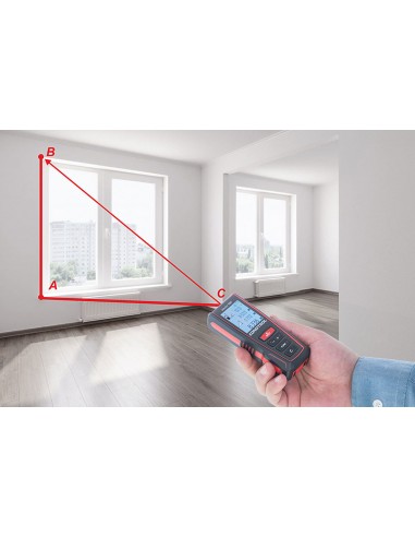 MEDIDOR DE DISTÂNCIA, LASER, 100 M -...