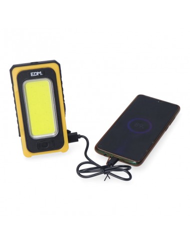 LANTERNA LED SOLAR RECARREGÁVEL 10W...
