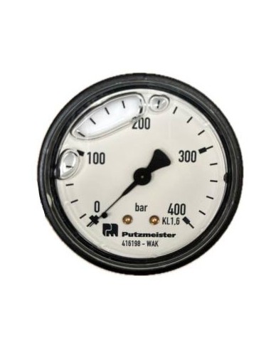 MANOMETRO 0-400 BAR PUTZMEISTER