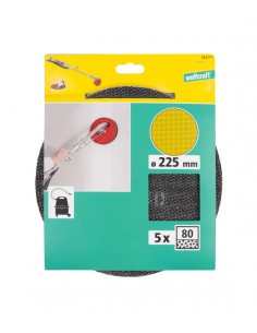 PACK 5 DISCOS ABRASIVOS 225MM