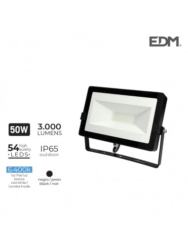 PROJETOR LED 50W 6400K 3000 LUMEN EDM