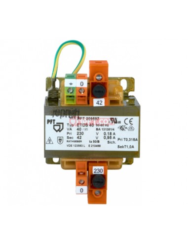 TRANSFORMADOR PFT 230V 42V (40VA)